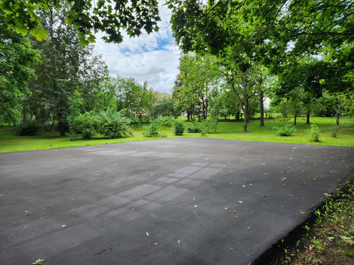 Чехов, школа 8, благоустройство, входная группа, дворовая территория, пешеходная дорожка, система Безопасный регион,