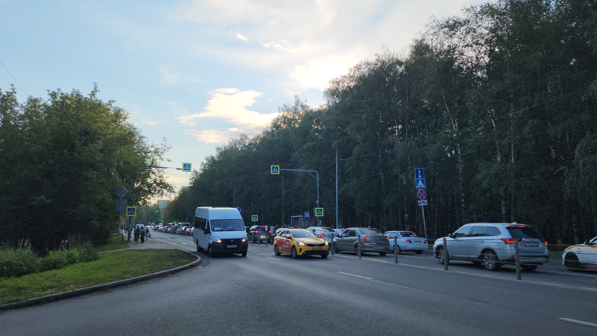 дорожные знаки, Лобня, дороги,