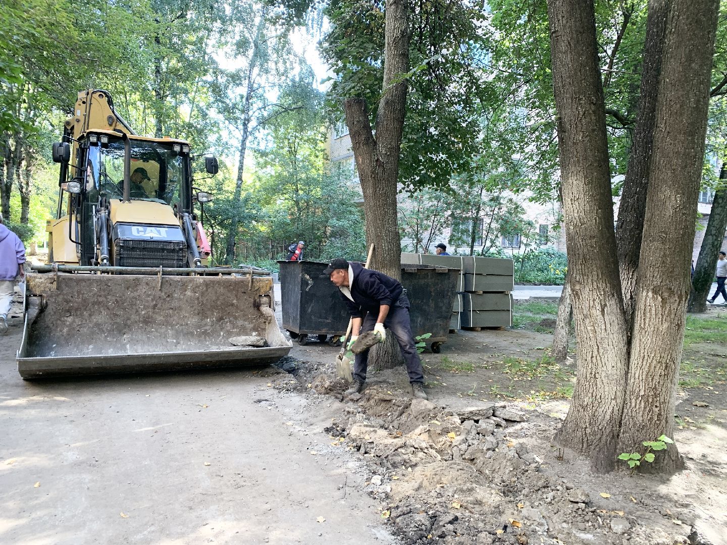 Балашиха, Подмосковье, Благоустройство дворов, асфальтирование дорог, бордюры,