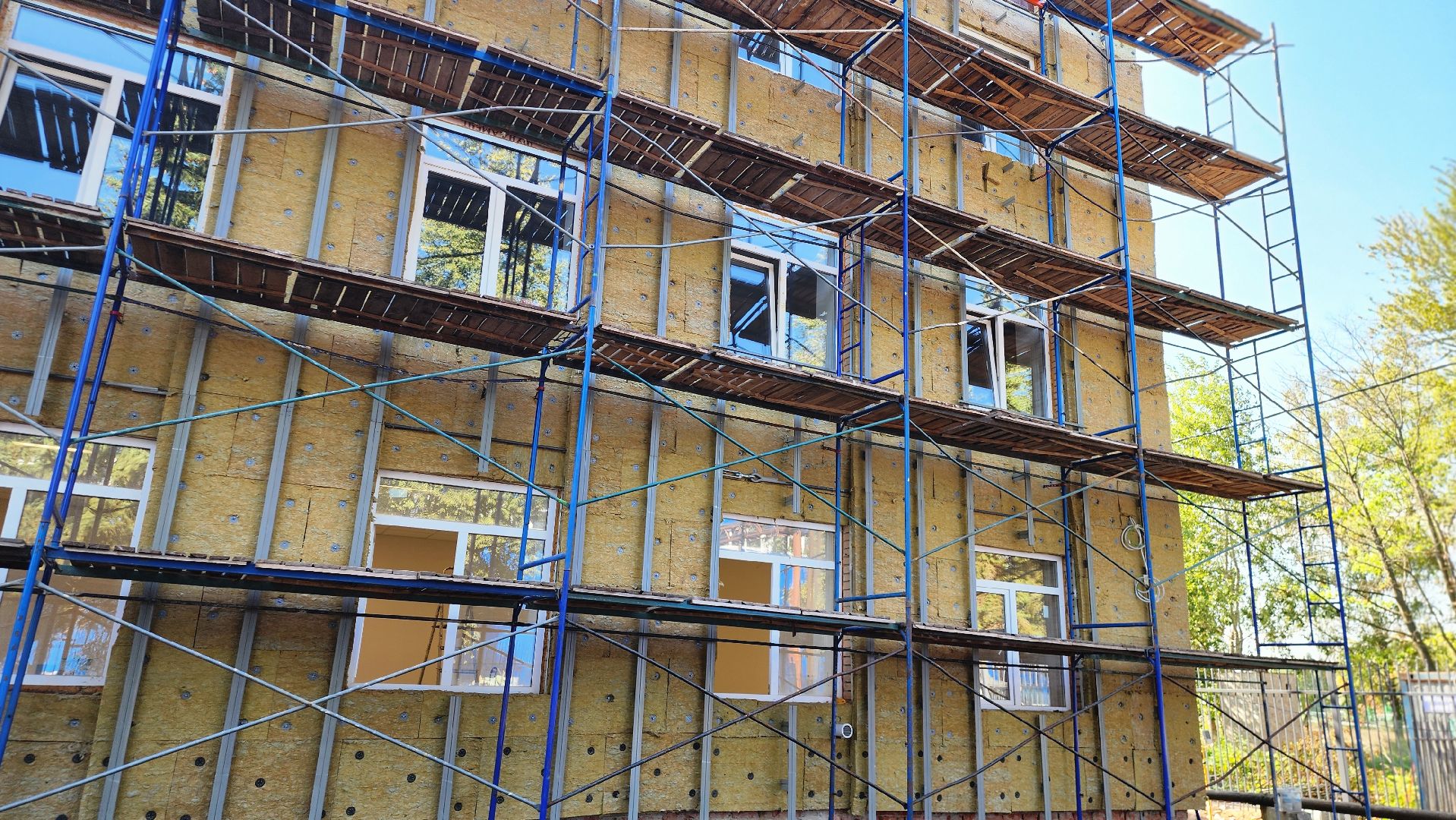 школа искусств Растуново, капитальный ремонт здания, Домодедово,