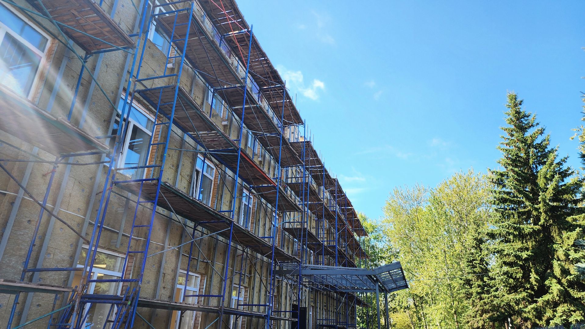 школа искусств Растуново, капитальный ремонт здания, Домодедово,