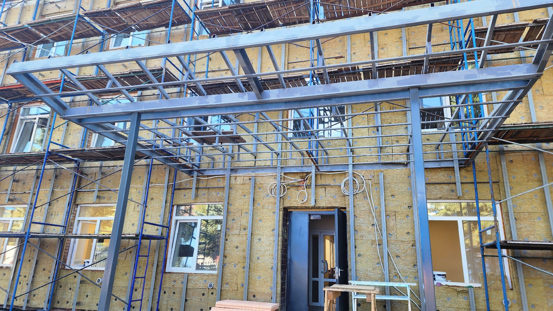 школа искусств Растуново, капитальный ремонт здания, Домодедово,