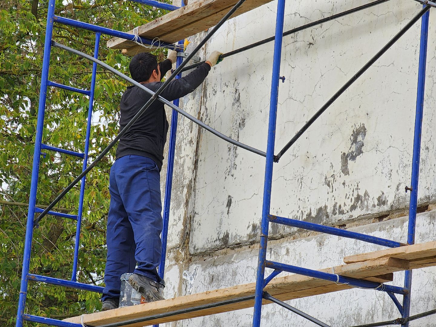 Чехов, школа 8, ремонт фасада, утепление, гидроизоляция, муниципальная программа Образование,герметизация швов,