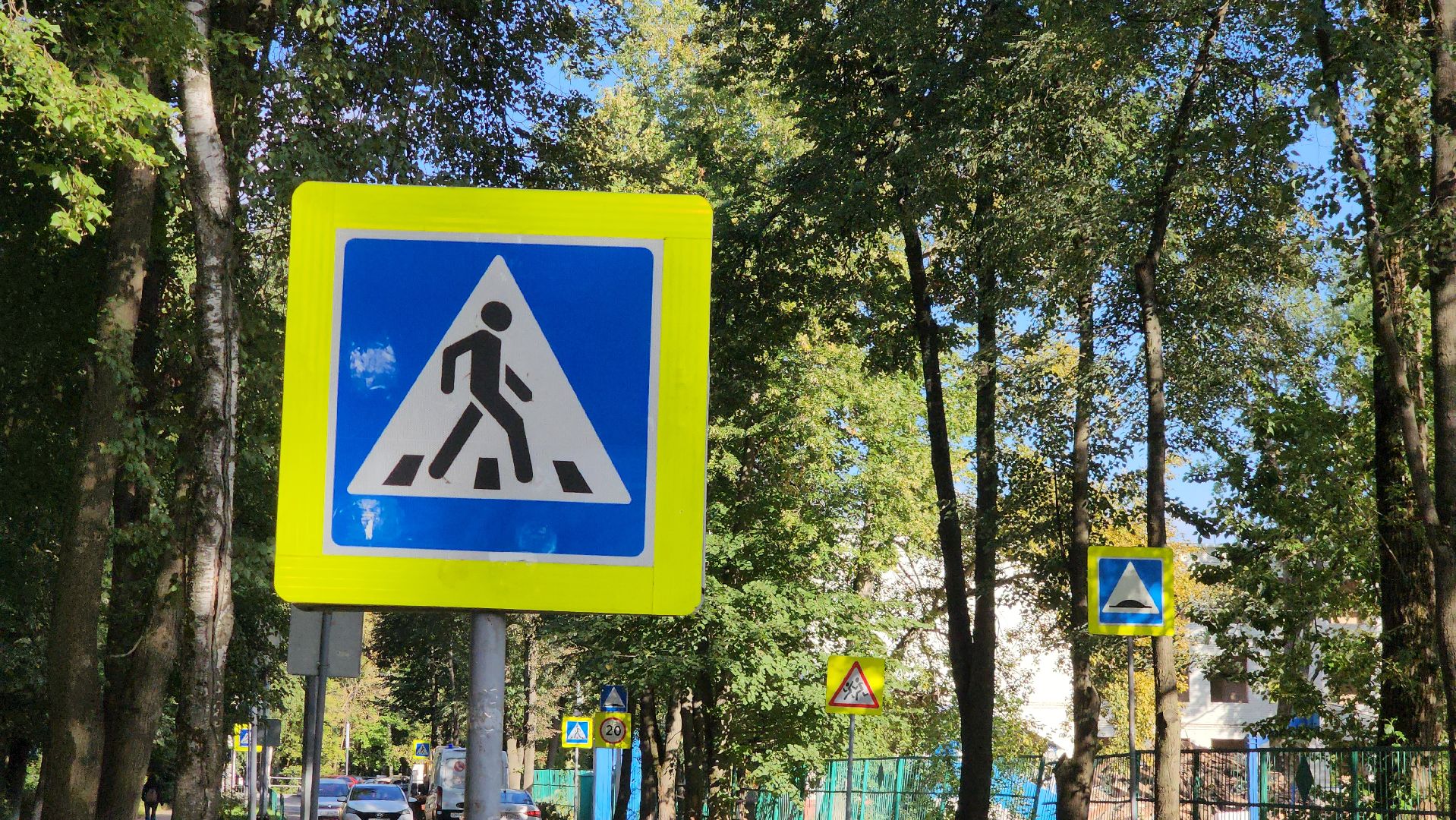 Школа, Учебный год, Лобня, пешеходные переходы,