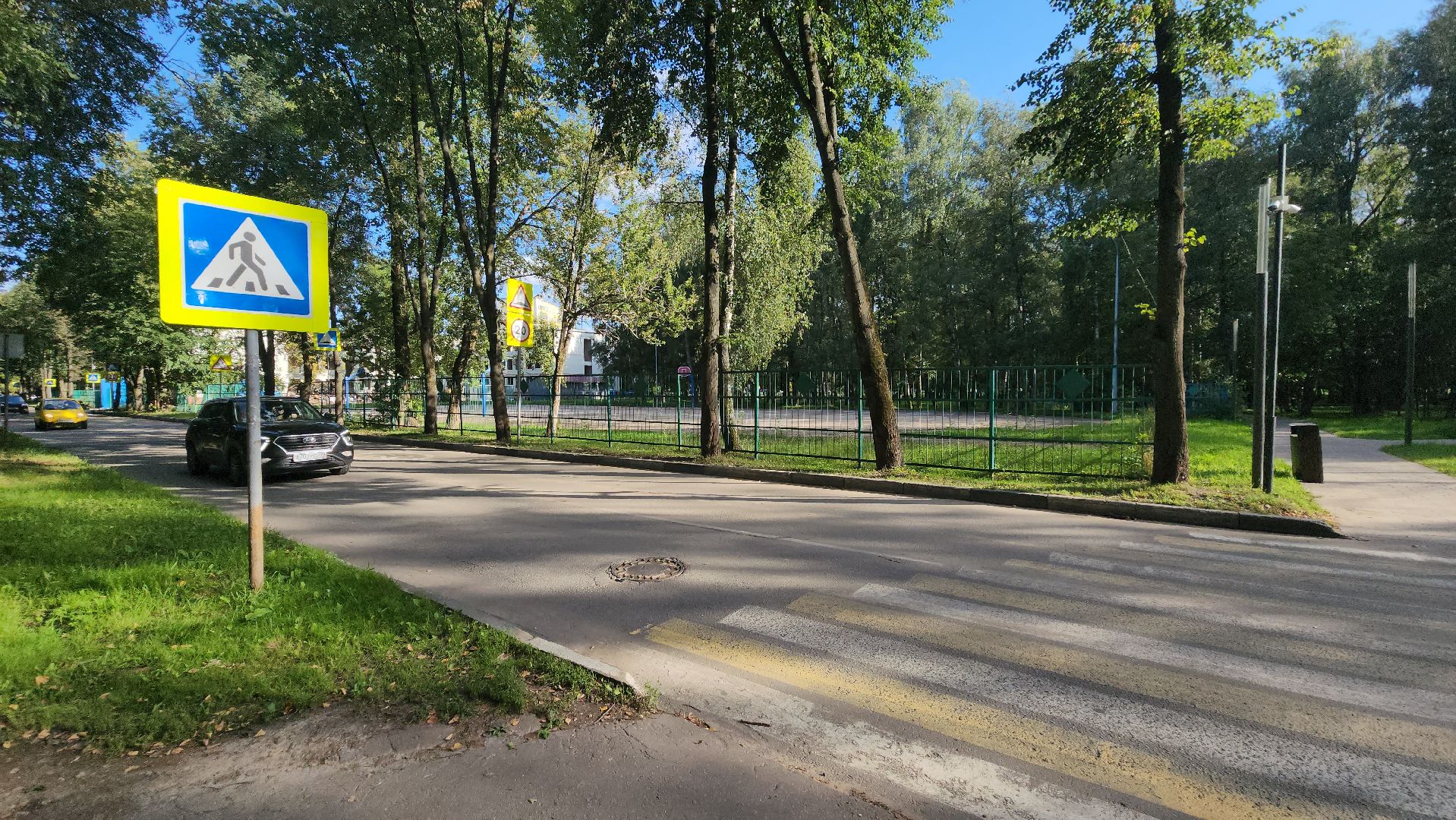 Школа, Учебный год, Лобня, пешеходные переходы,