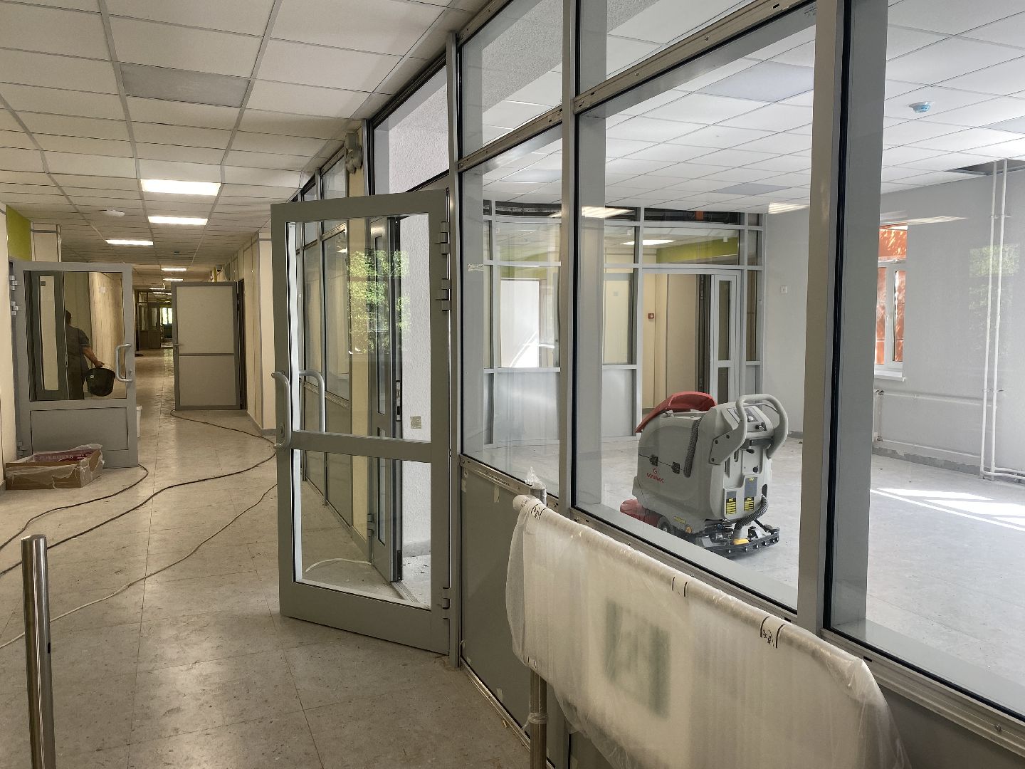 ремонт школы попова, капремонт поповки, капитальный ремонт школа Власиха, капремонт школы попова, ремонт школы им АС Попова,