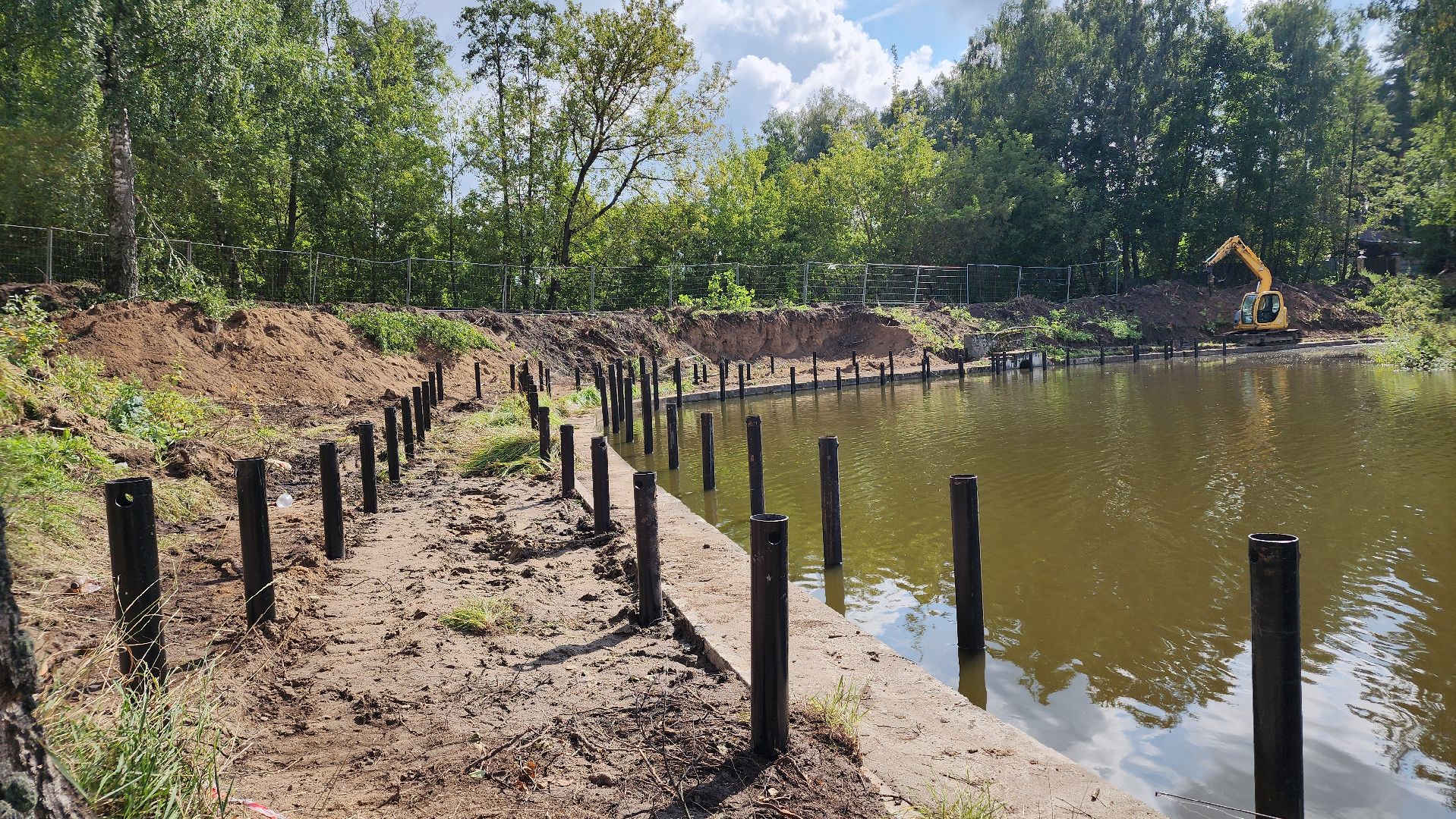 благоустройство, набережная, Лосино-Петровский,