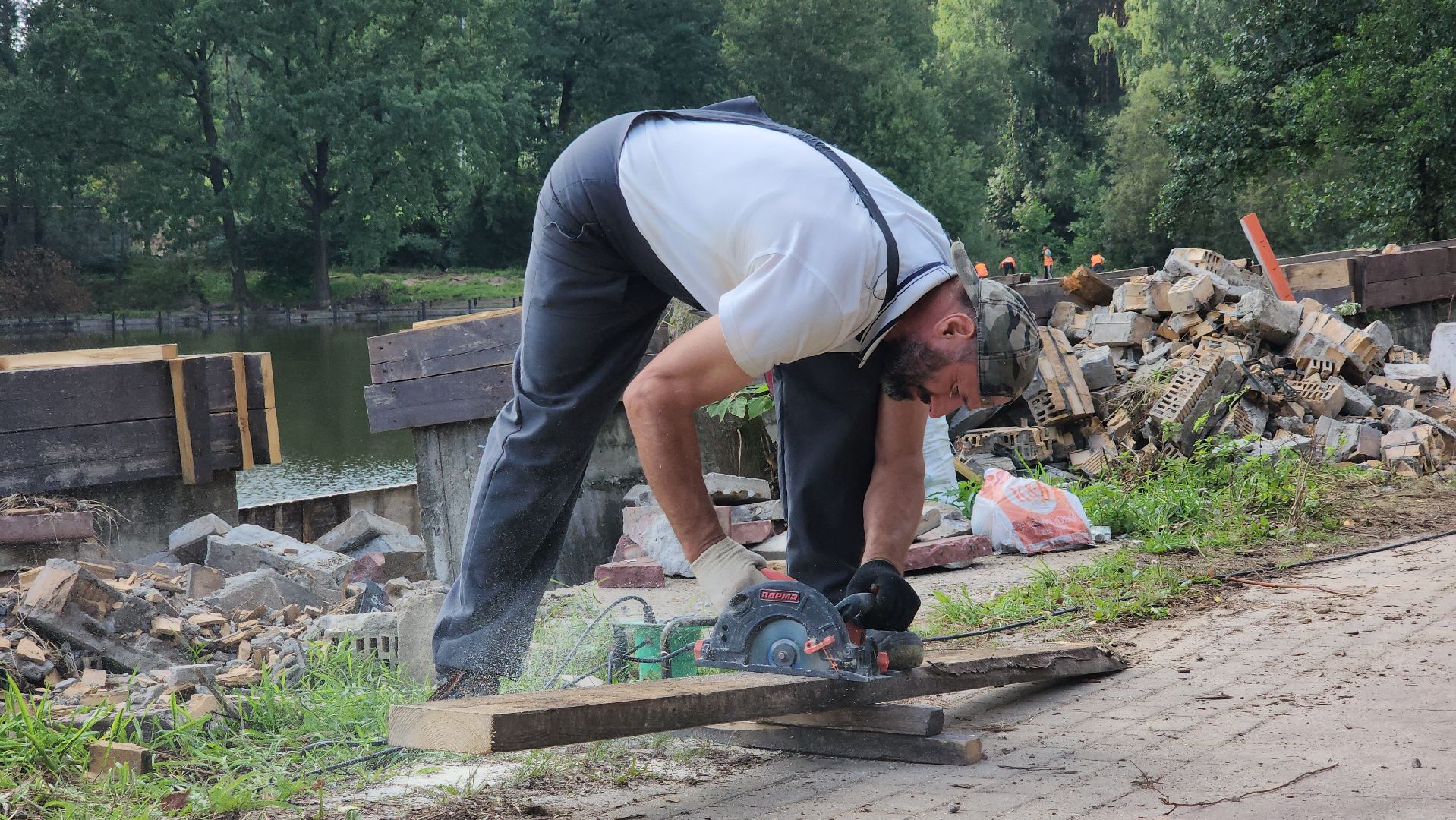 благоустройство, набережная, Лосино-Петровский,