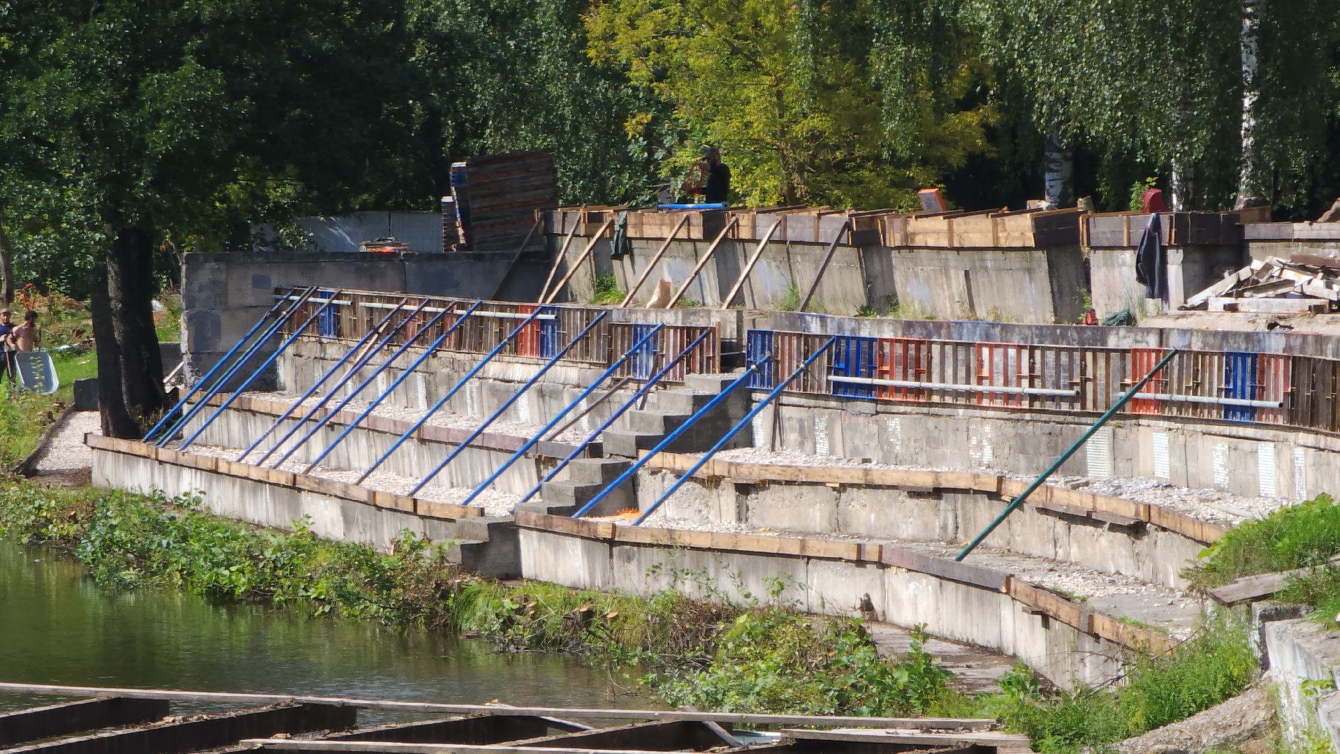 благоустройство, набережная, Лосино-Петровский,