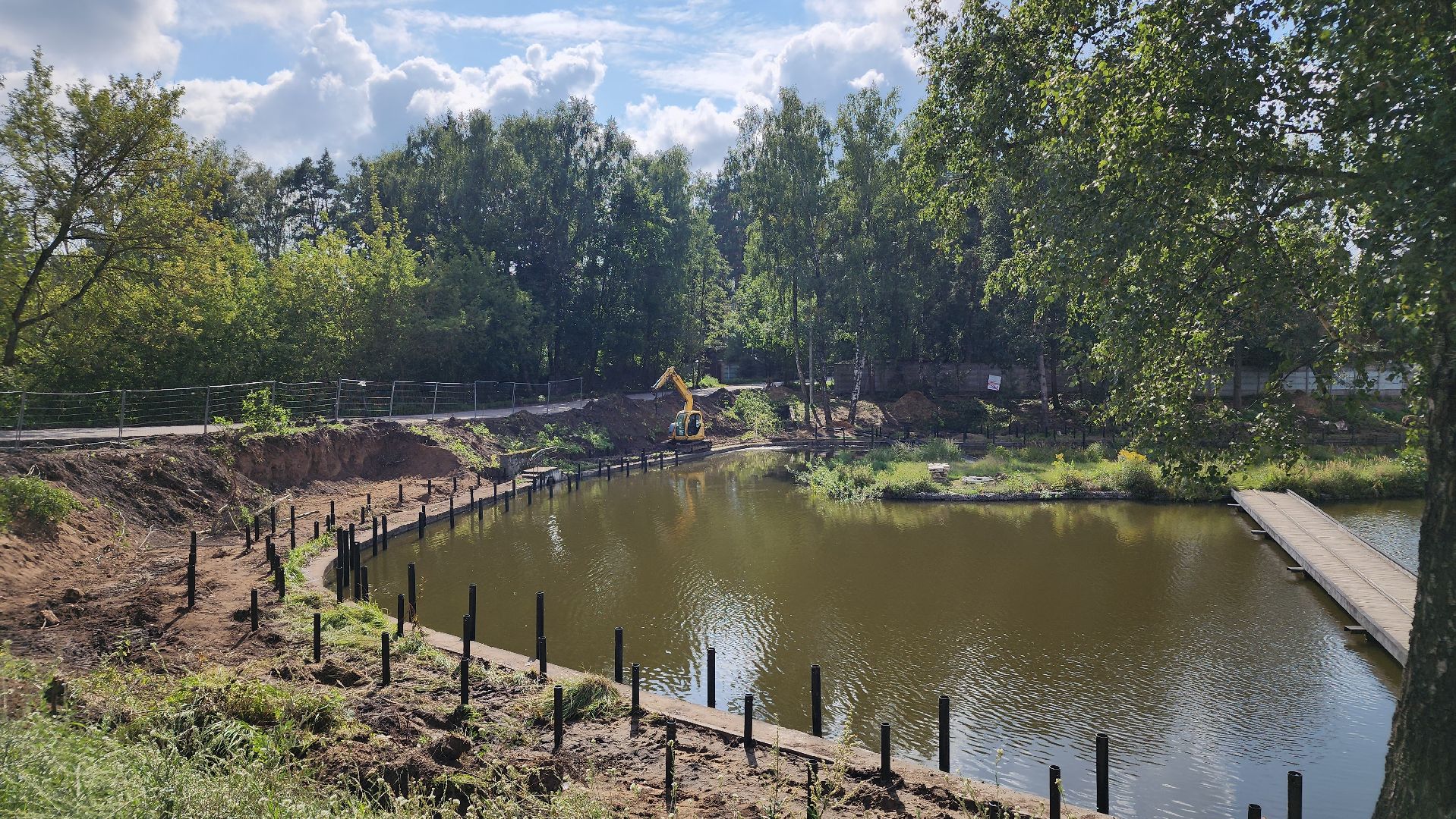 благоустройство, набережная, Лосино-Петровский,