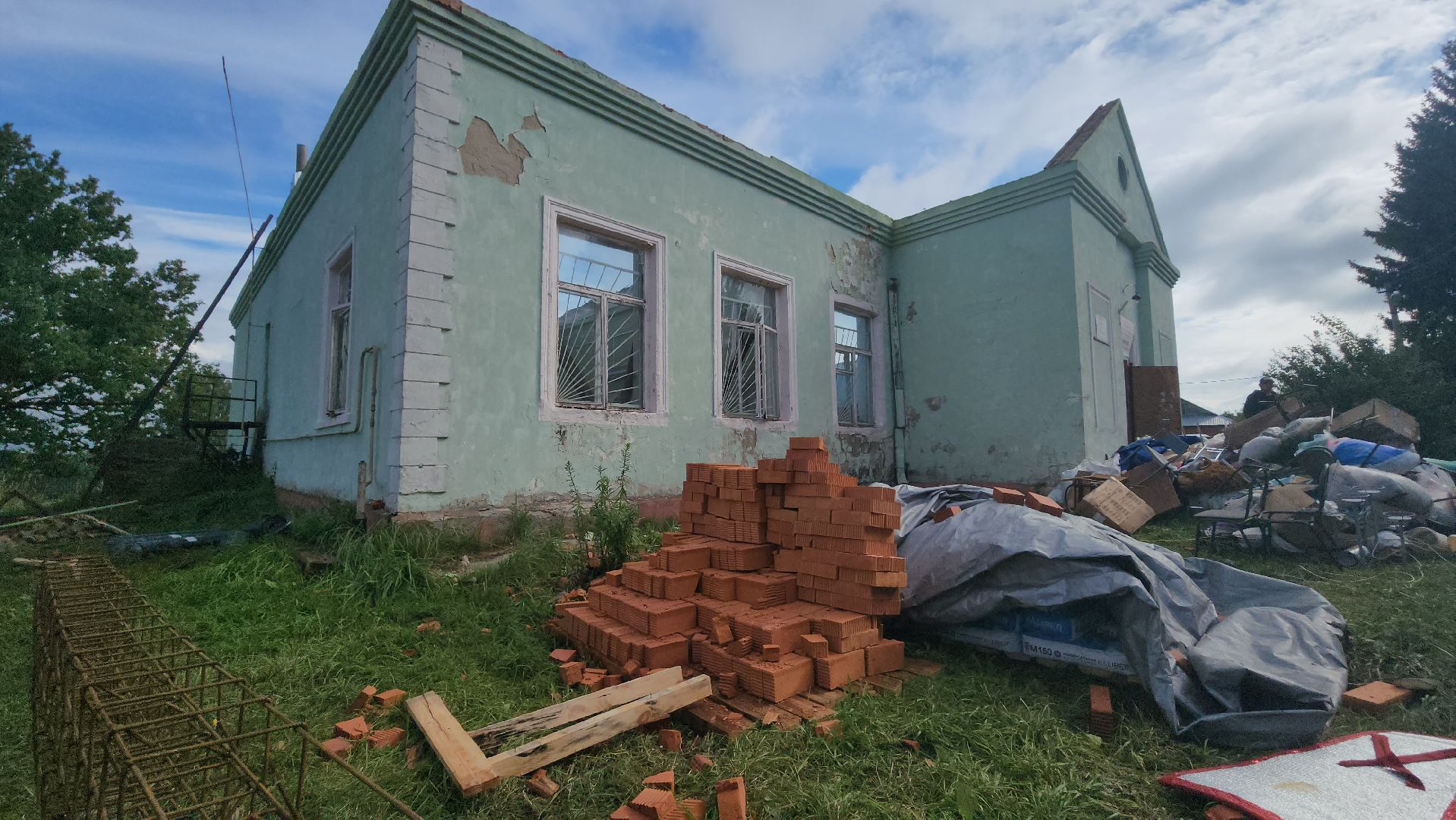 серпухов, деревня гавшино, сельский дом культуры, капитальный ремонт, замена кровли,