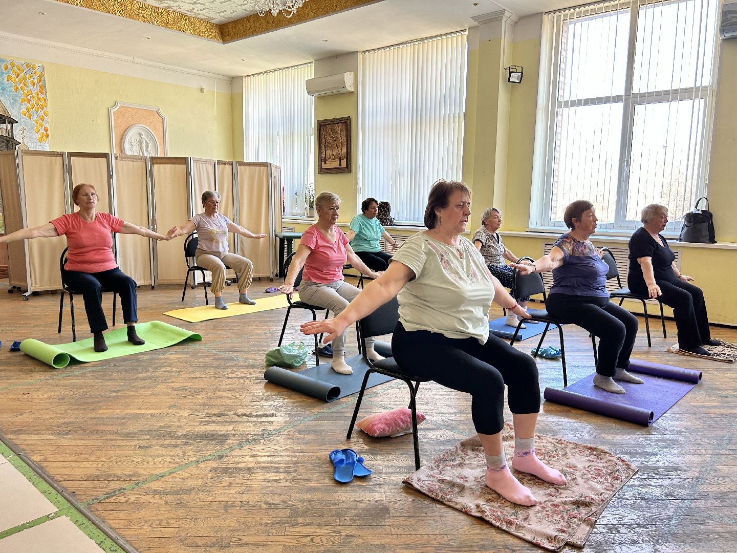 активное долголетие, гимнастика, Фрязино