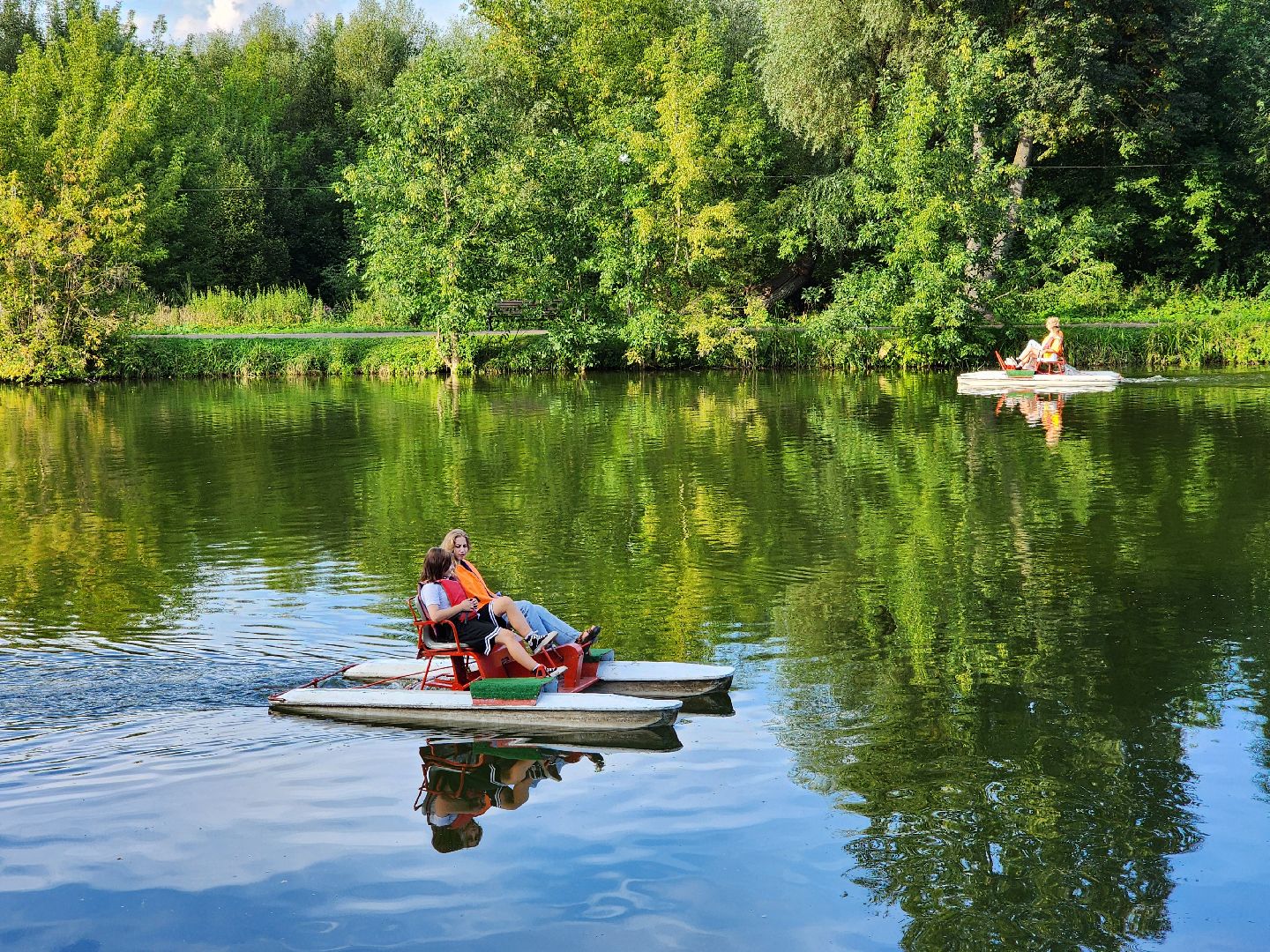 Чехов, городской парк, прокат катамаранов, прокат лодок, лучшие места Подмосковья, минкульт мо,