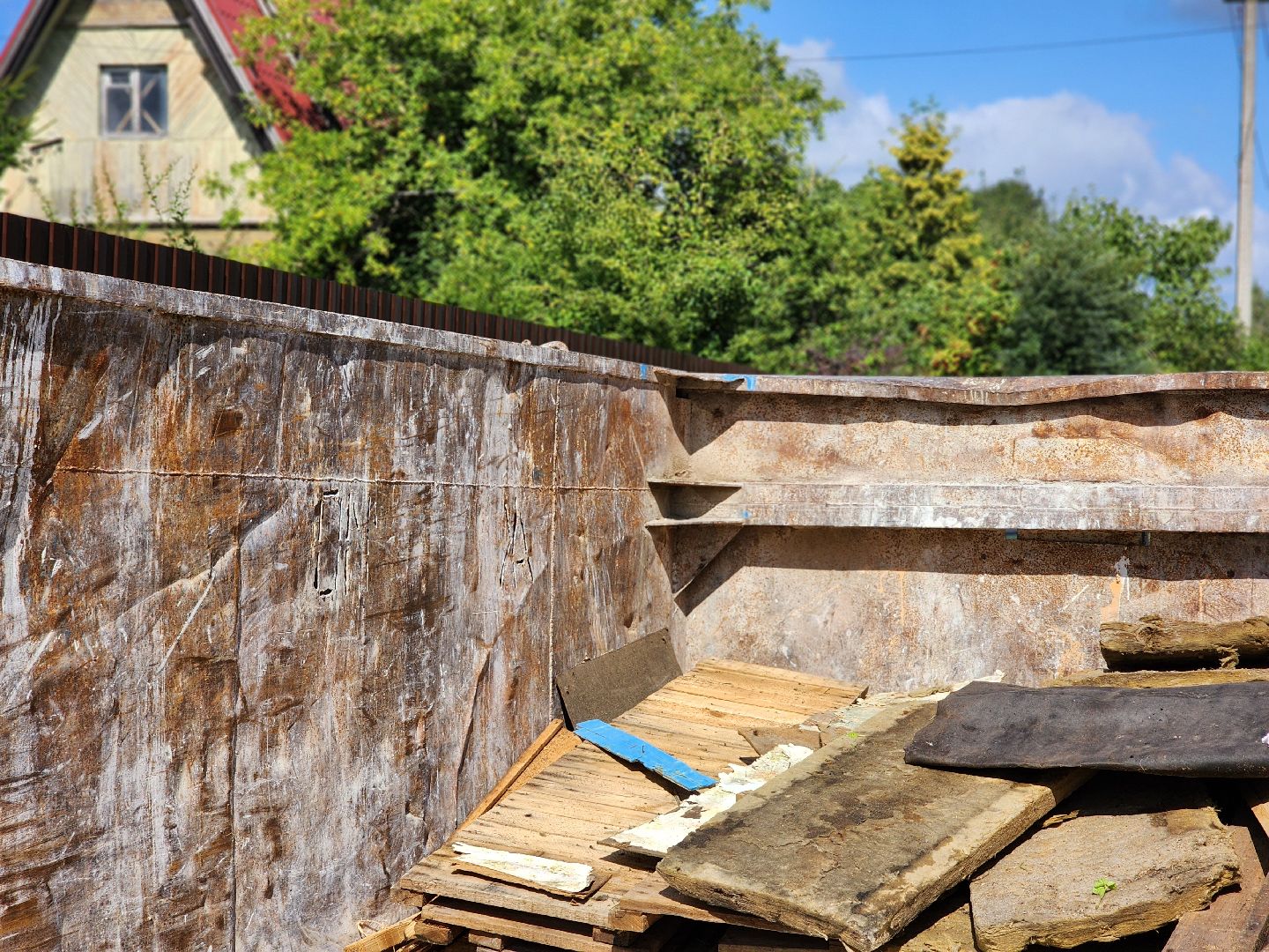 воскресенск, вывоз мусора, строительный мусор, снт,