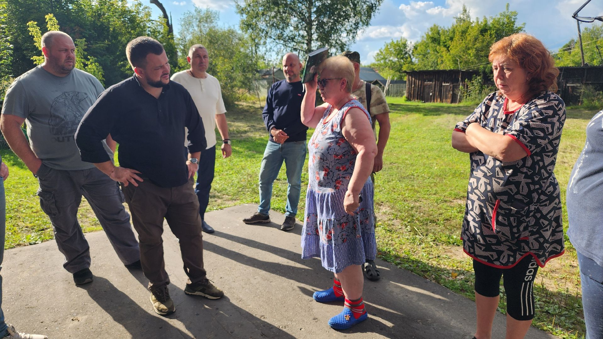 Черустинская школа, Большая Шатура, обход главы, обход территории,