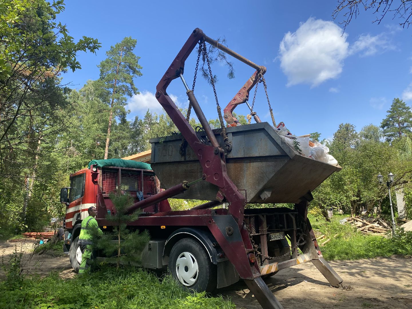 Коломна, вывоз мусора, строительный мусор, единый номер,