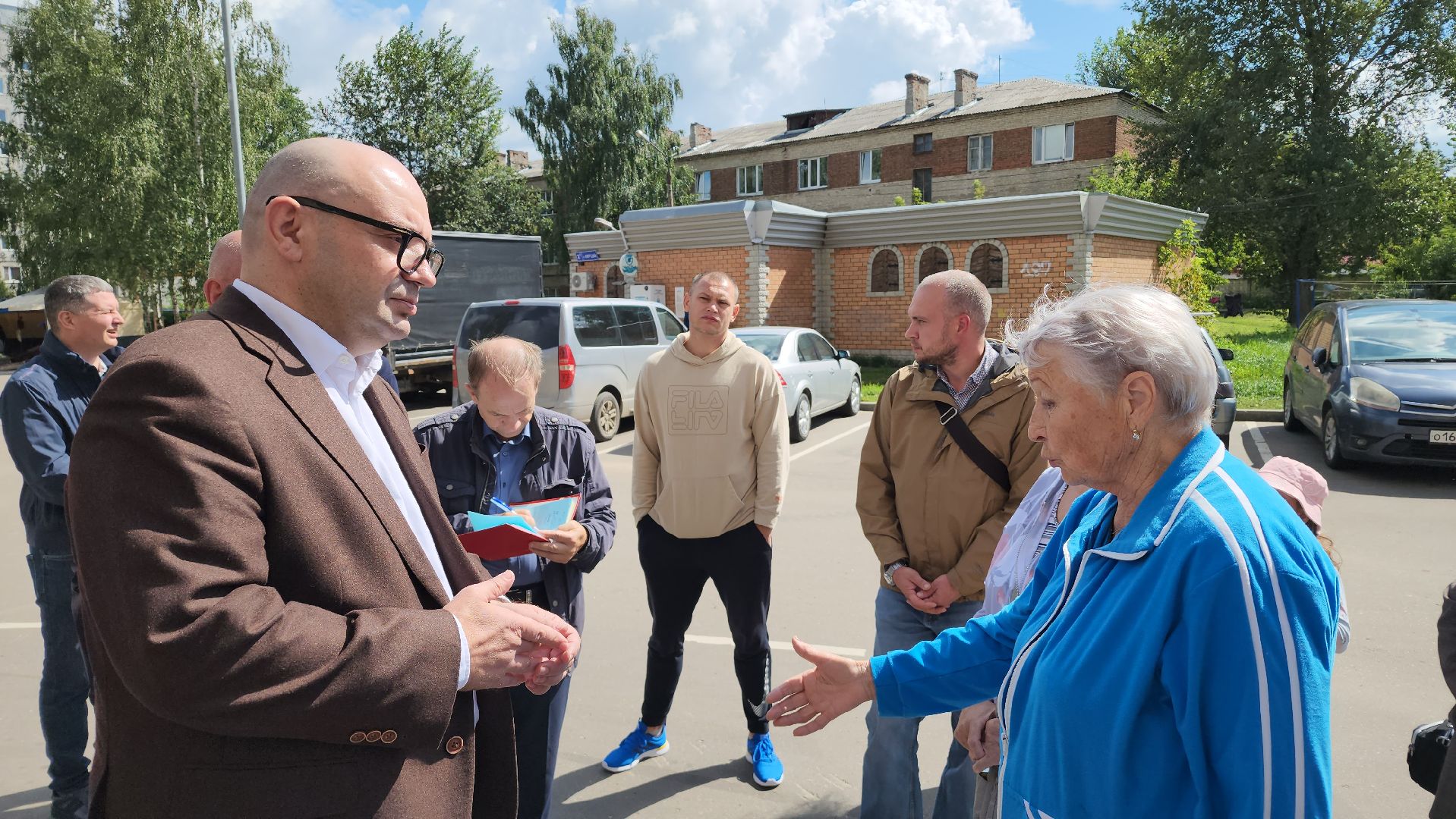 отопление в мкд, жкх, благоустройство, Лосино-Петровский, встреча с жителями,