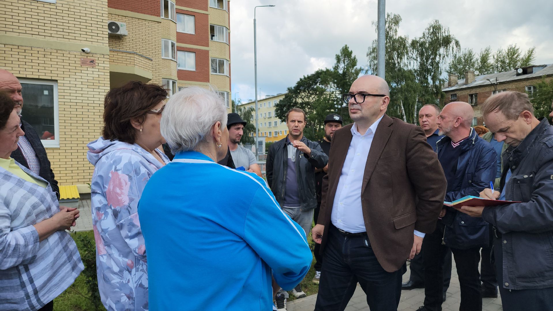 отопление в мкд, жкх, благоустройство, Лосино-Петровский, встреча с жителями,