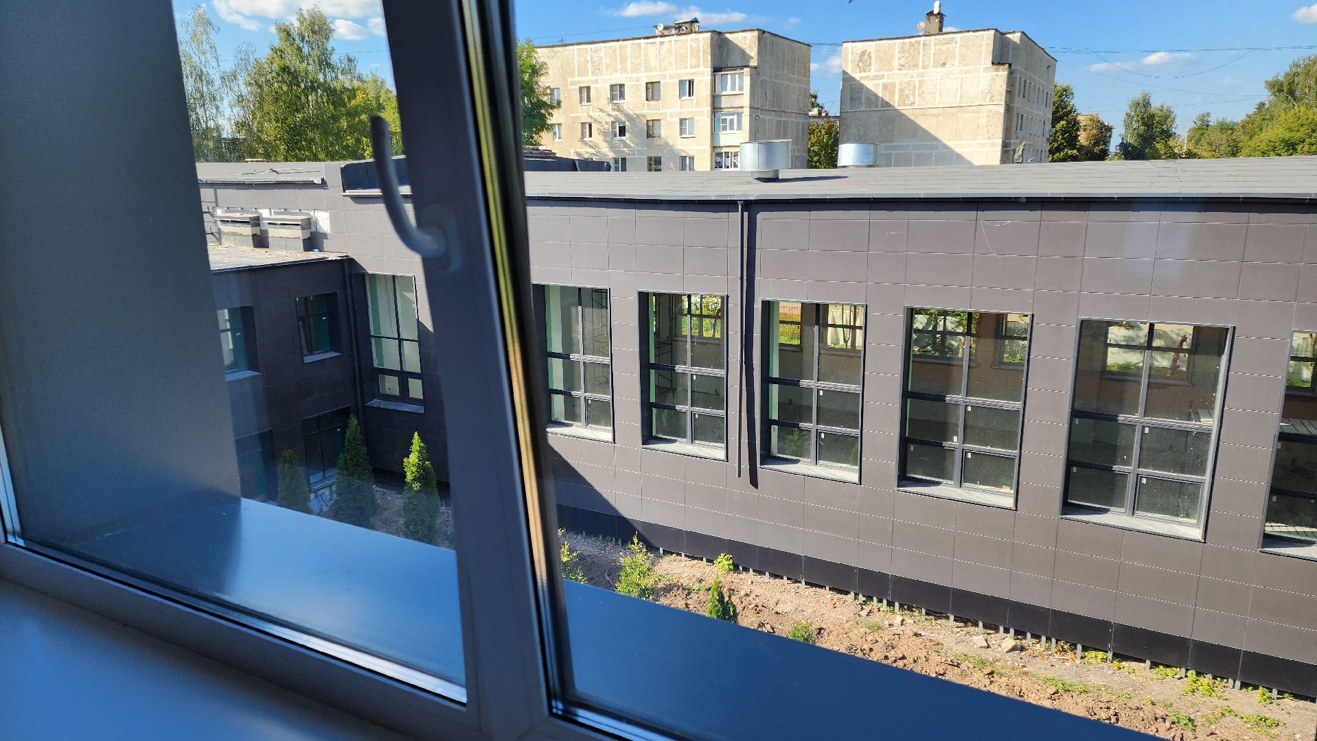 кашира, ожерелье, капитальный ремонт школы, школа 10, фасадные работы,