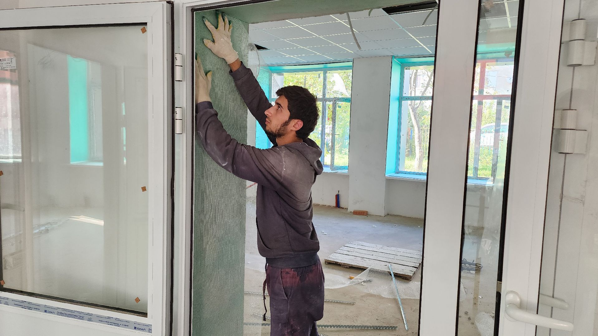 кашира, ожерелье, капитальный ремонт школы, школа 10, фасадные работы,