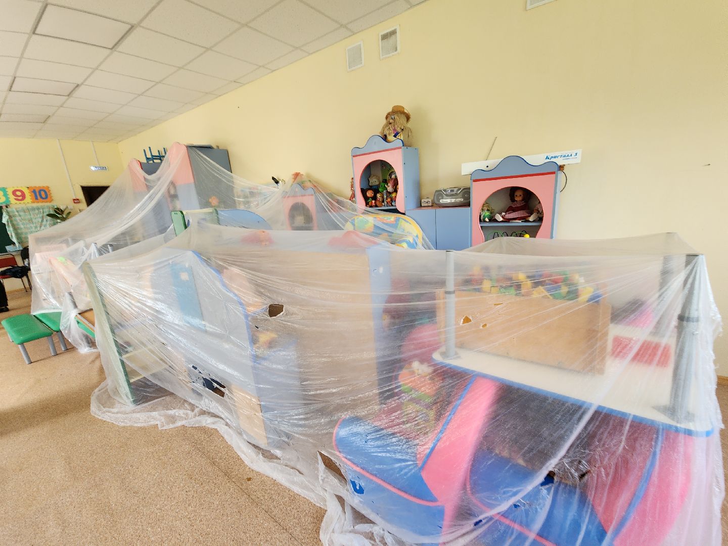 ремонт детского сада, колюбакино, руза, рузский городской округ, Замена отопления, московская область, детский сад,