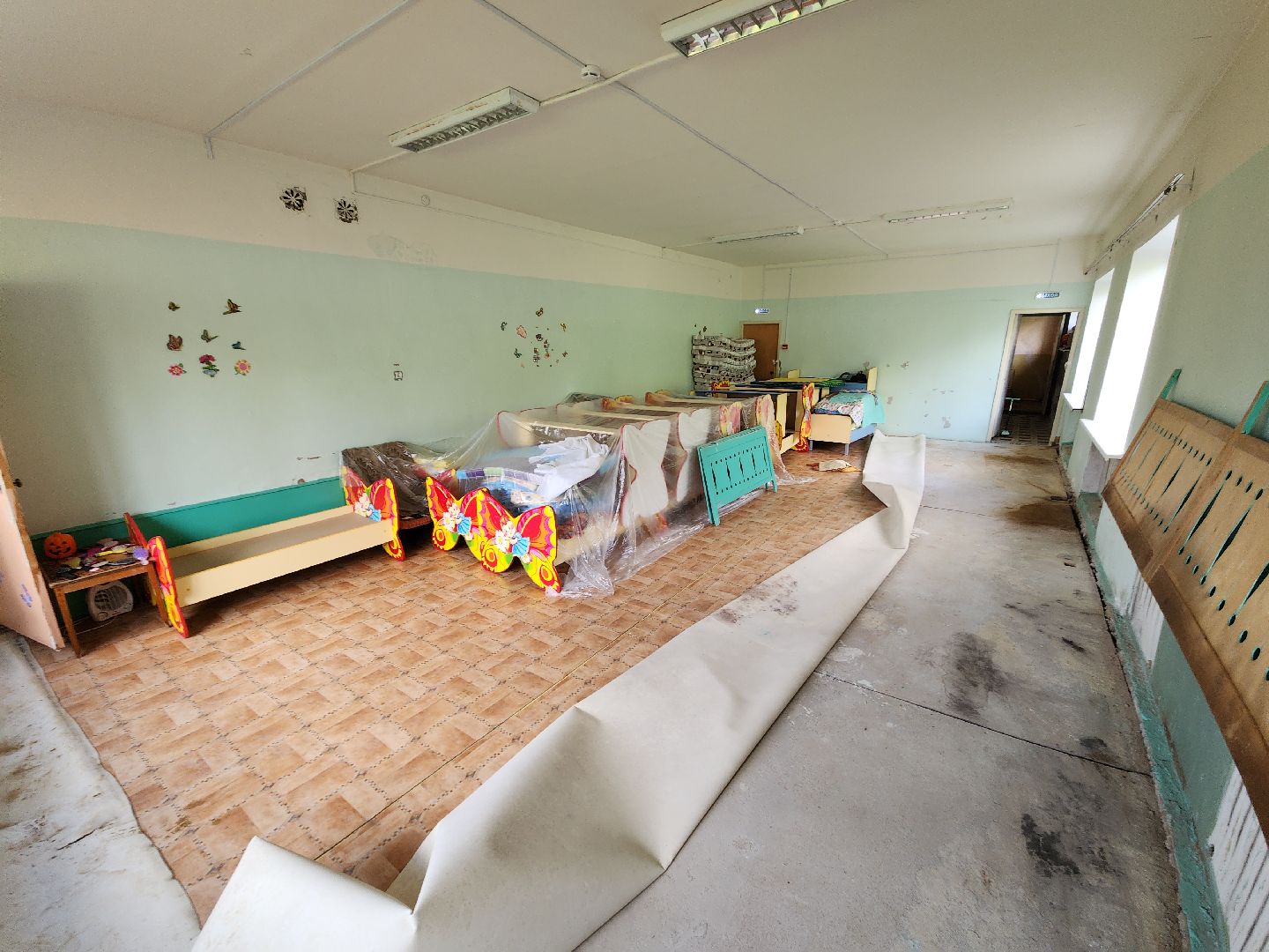 ремонт детского сада, колюбакино, руза, рузский городской округ, Замена отопления, московская область, детский сад,