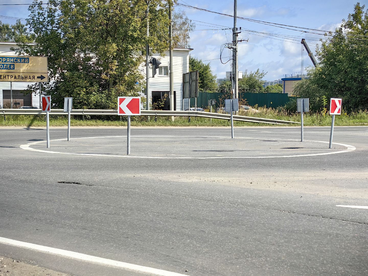 круговое движение, перекрёсток, дтп, автобусная остановка, автомобилисты, щёлково,