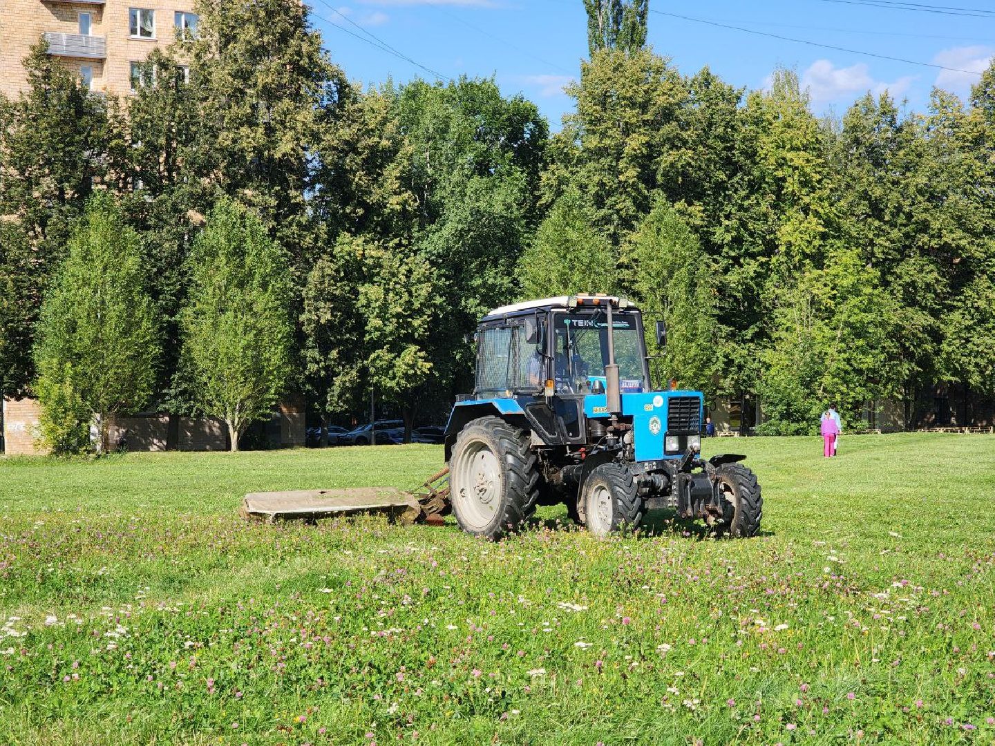 пущино, благоустройство, покос травы,