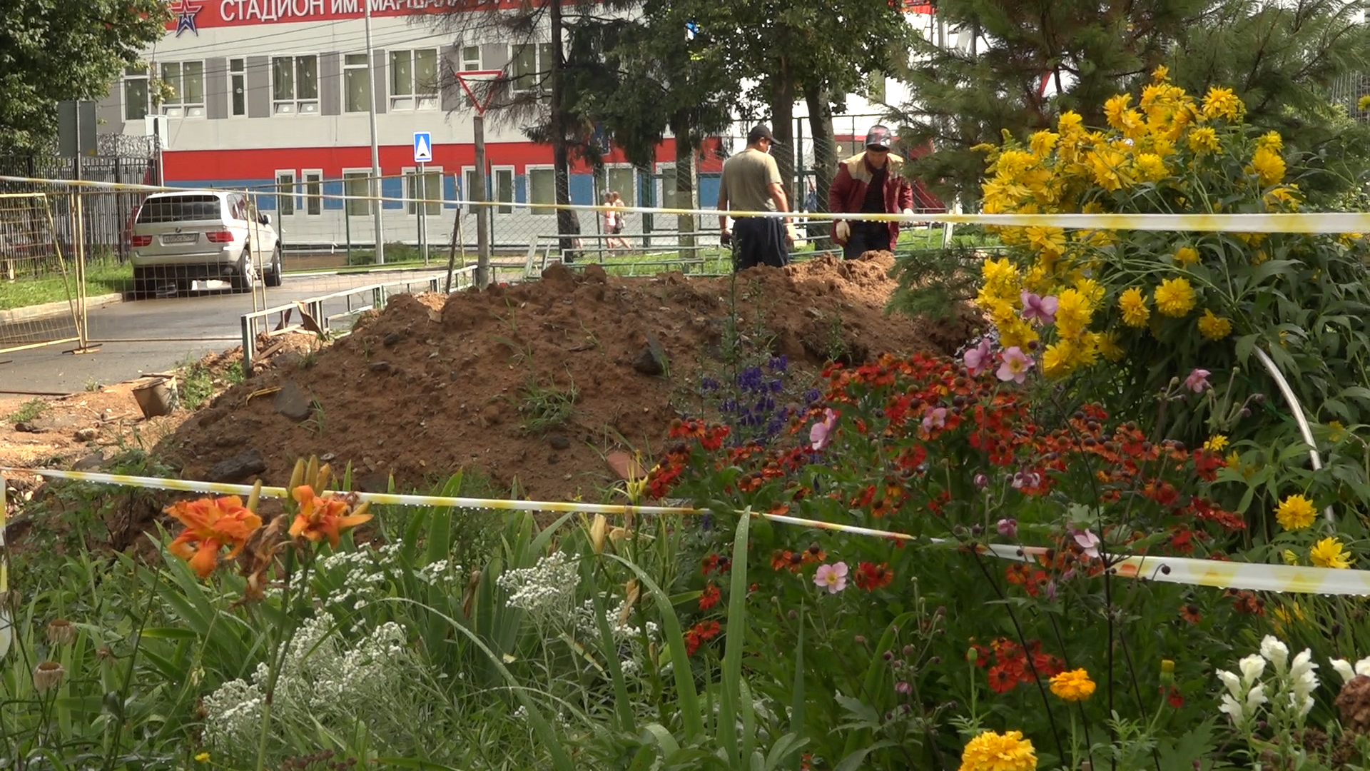 комплексное благоустройство двора, Власиха благоустройство, ул Маршала Жукова Власиха, замена сетей теплоснабжения, Власиха капремонт сетей,