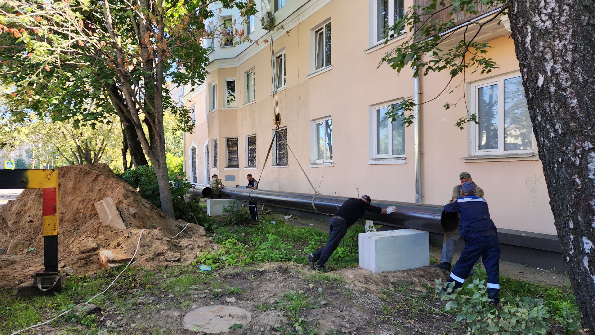 ивантеевка, теплосети, ремонт тепловых сетей, жкх, трубы,