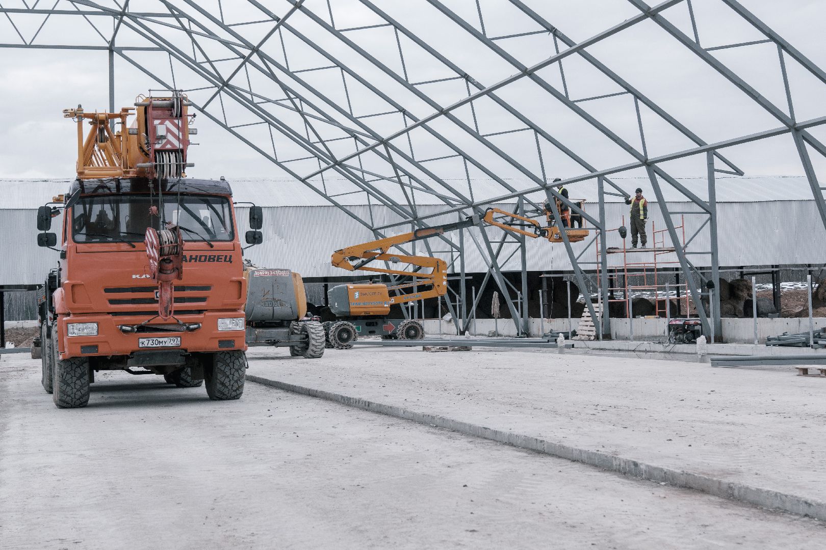 Минсельхоз, племзавод Повадино, новая ферма