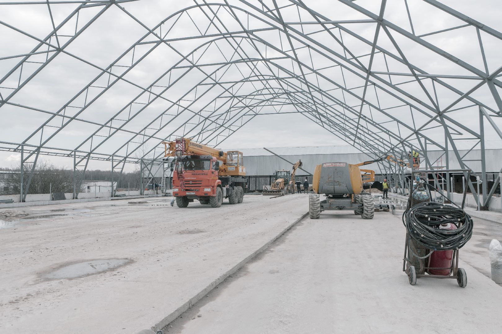 Минсельхоз, племзавод Повадино, новая ферма