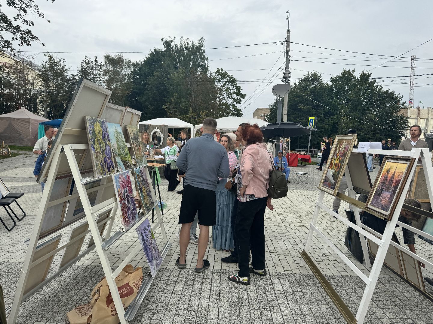 шаховская, вернисаж, вернисаж в честь дня города, день города 2024,