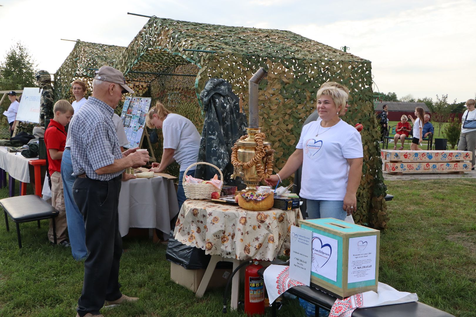 серебряные пруды, 100 лет серебряно-прудскому району, день города 2024, парк серебряный, волонтерский центр, своихнебросаем, помощь фронту,