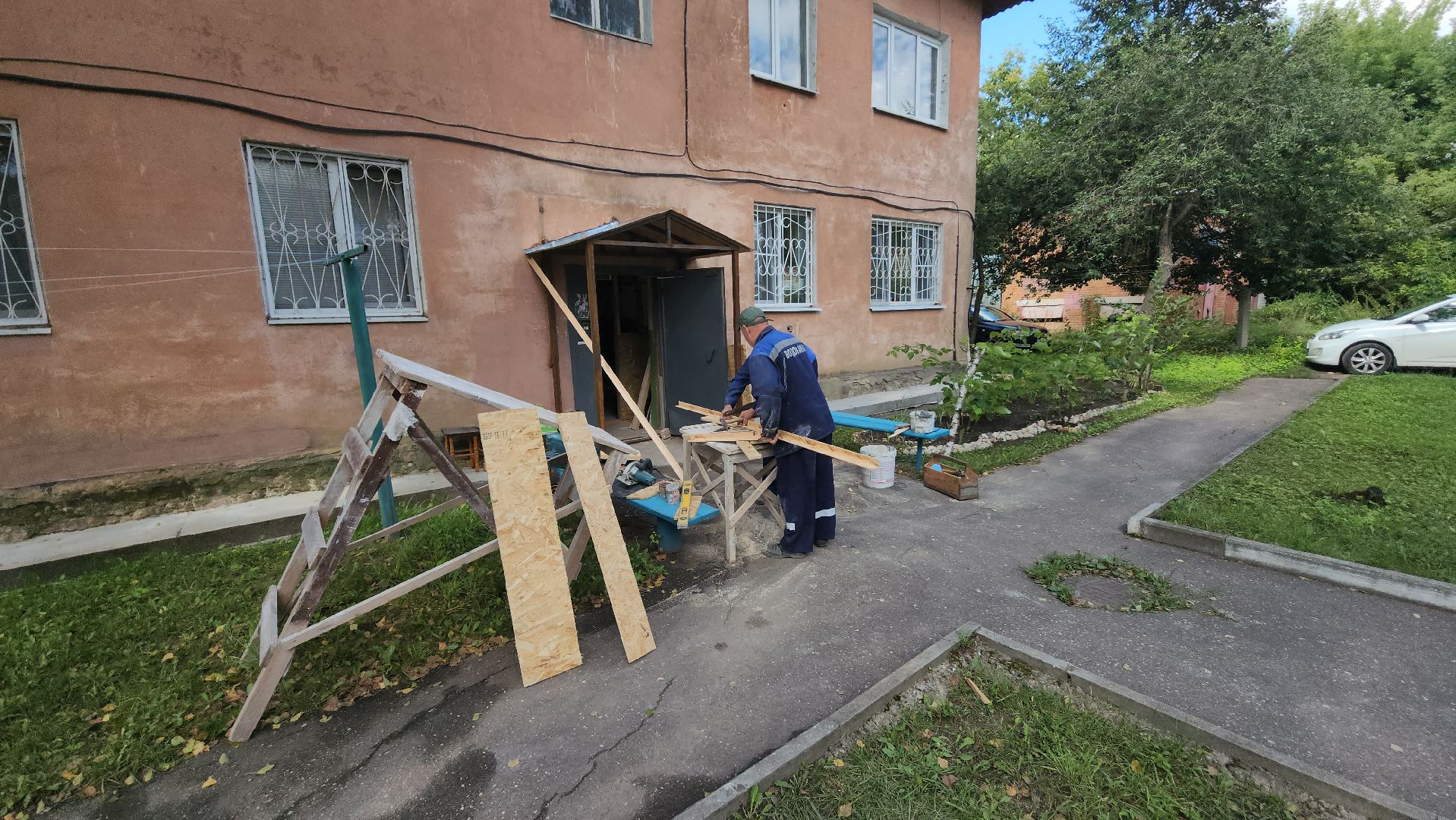 серпухов, ремонт подъездов, жкх, улица народного ополчения, МКД МУП Водоканал Сервис»,
