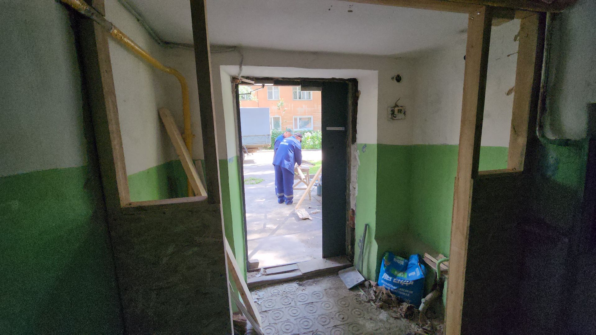 серпухов, ремонт подъездов, жкх, улица народного ополчения, МКД МУП Водоканал Сервис»,