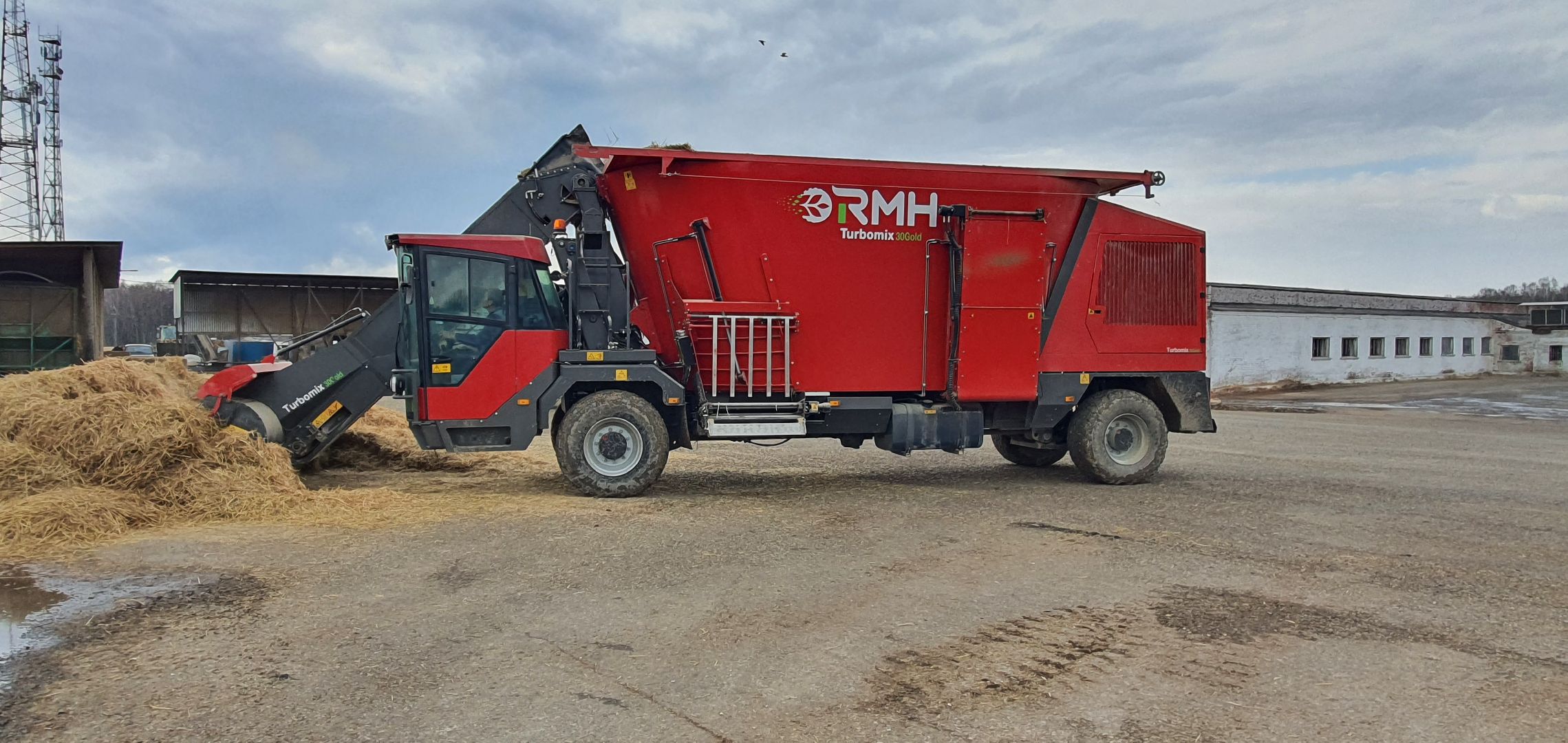 Минсельхоз, самоходный миксер, племзавод Повадино