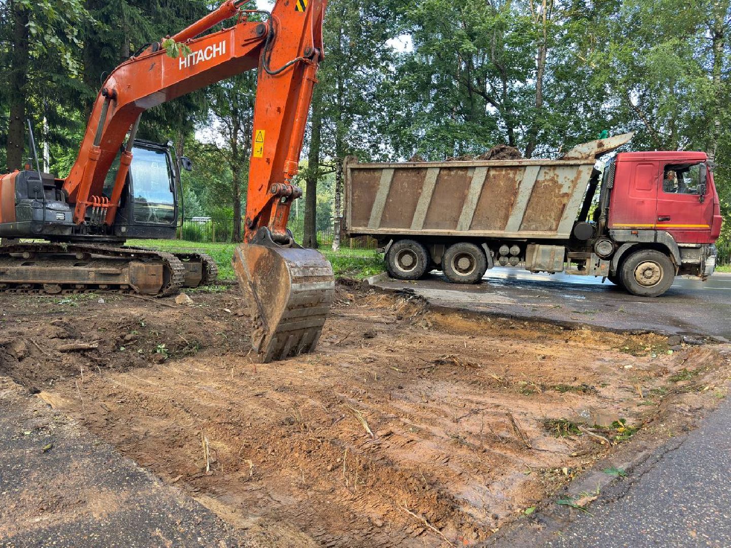 бригада, городской округ восход, асфальт, парковки, благоустроенная территория,
