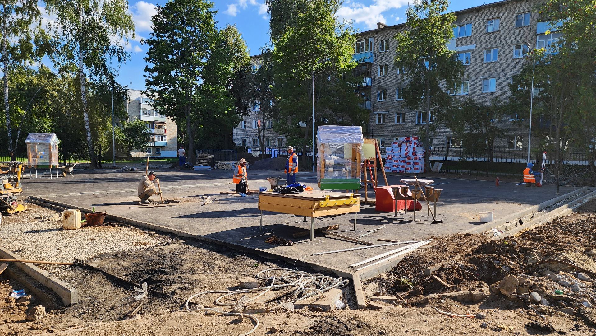 кашира, ожерелье, капитальный ремонт, детский сад, школа 10,