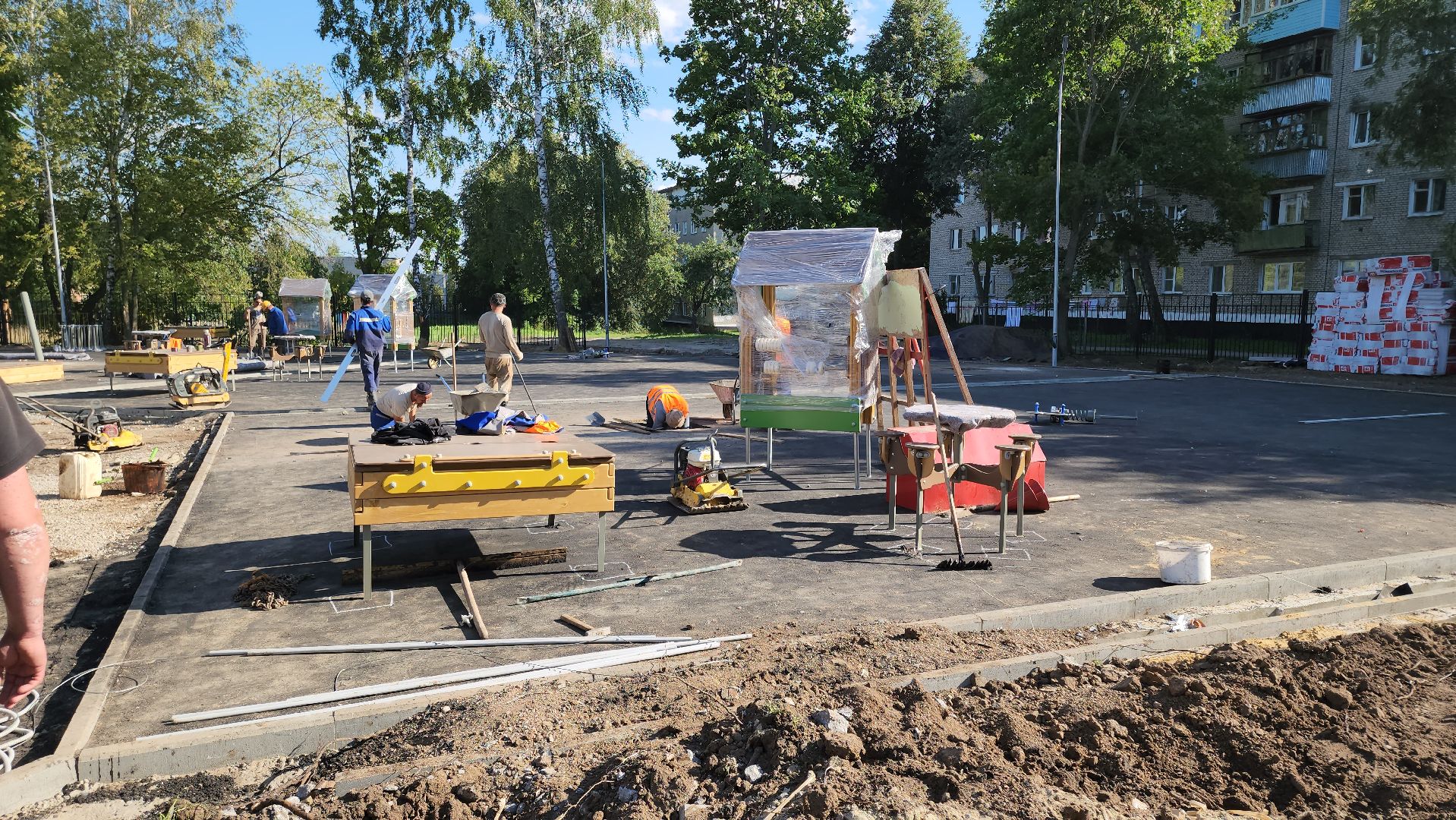 кашира, ожерелье, капитальный ремонт, детский сад, школа 10,