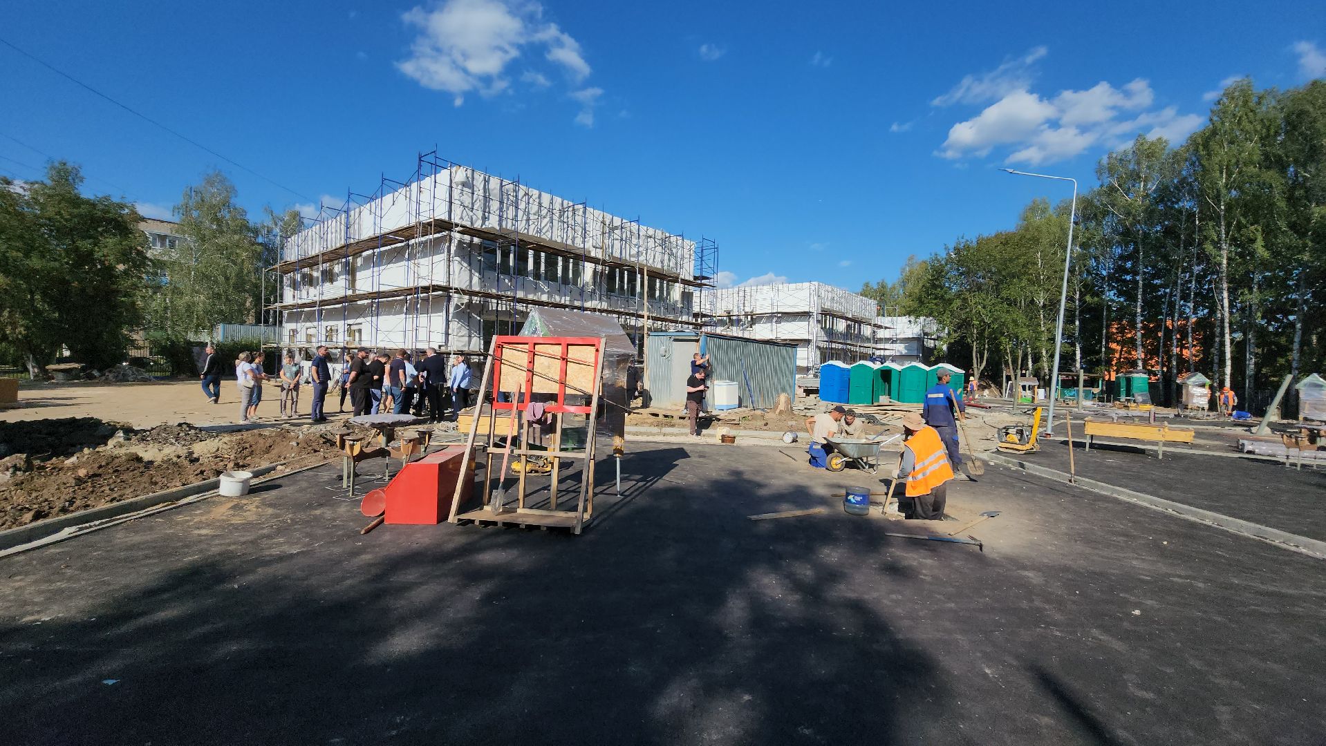 кашира, ожерелье, капитальный ремонт, детский сад, школа 10,