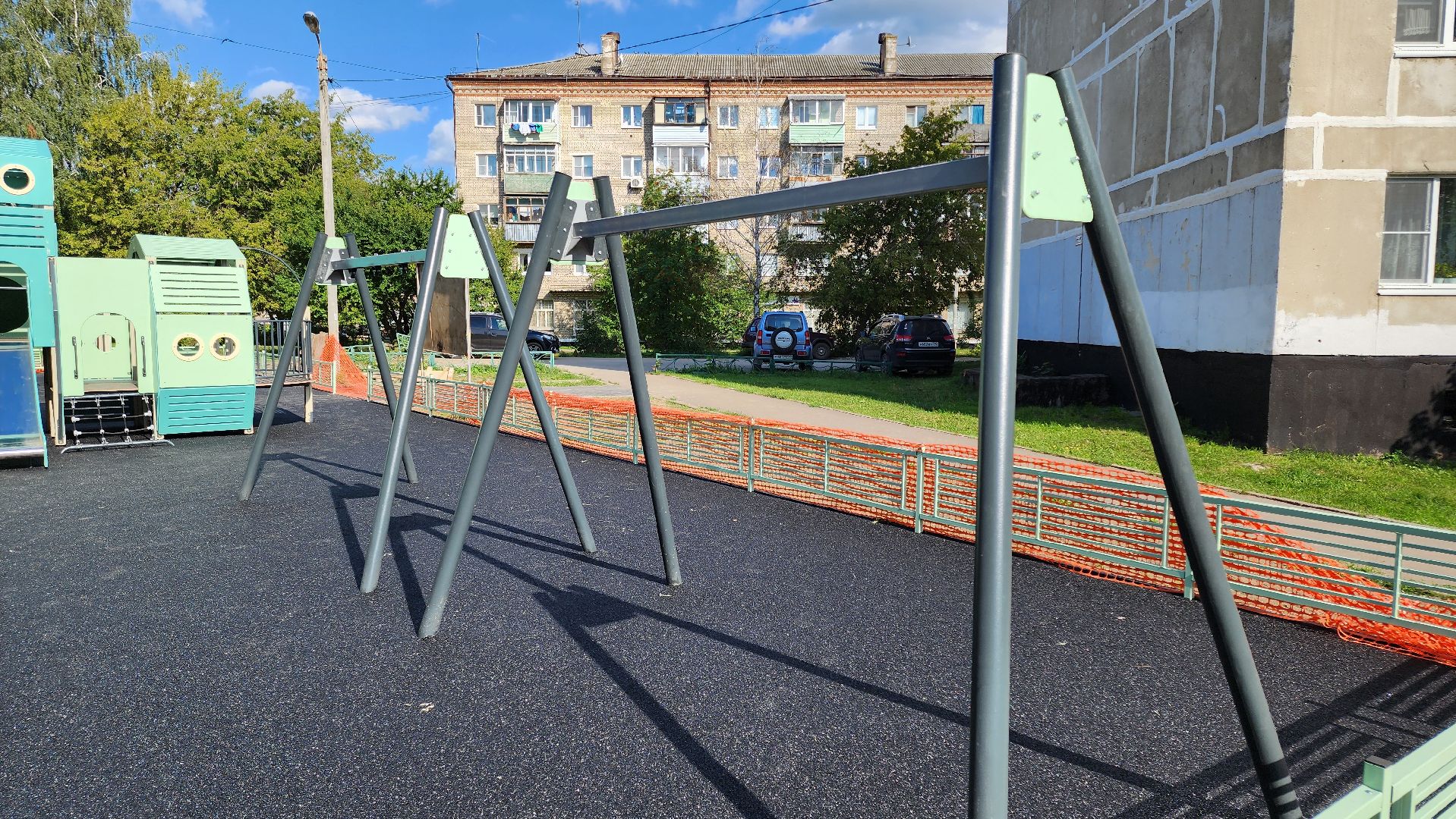 кашира, ожерелье, благоустройство, детская игровая площадка, обновление детских площадок,