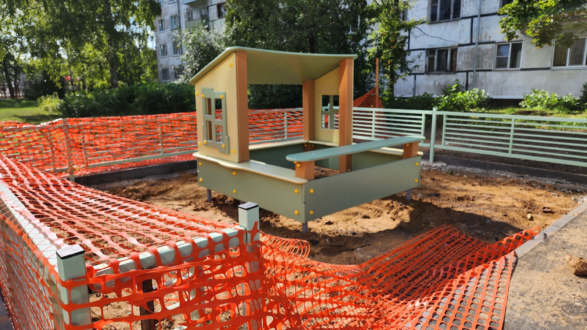 кашира, ожерелье, благоустройство, детская игровая площадка, обновление детских площадок,