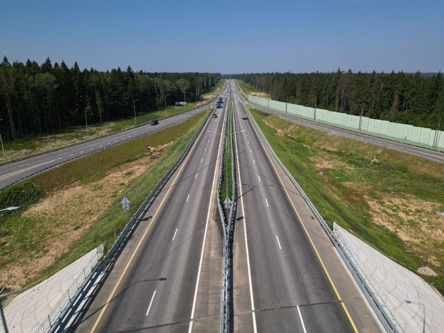 видео с коптера, лобня, дороги, строительство,