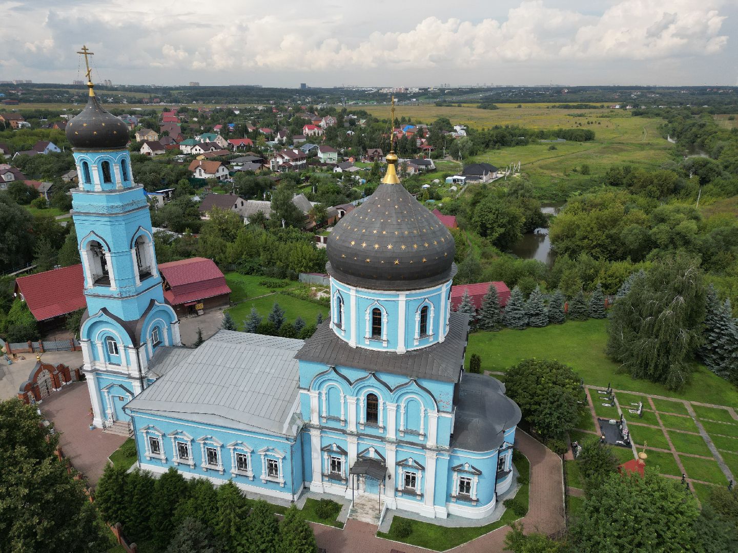 видео с коптера, подольск, покров, церковь, культура,