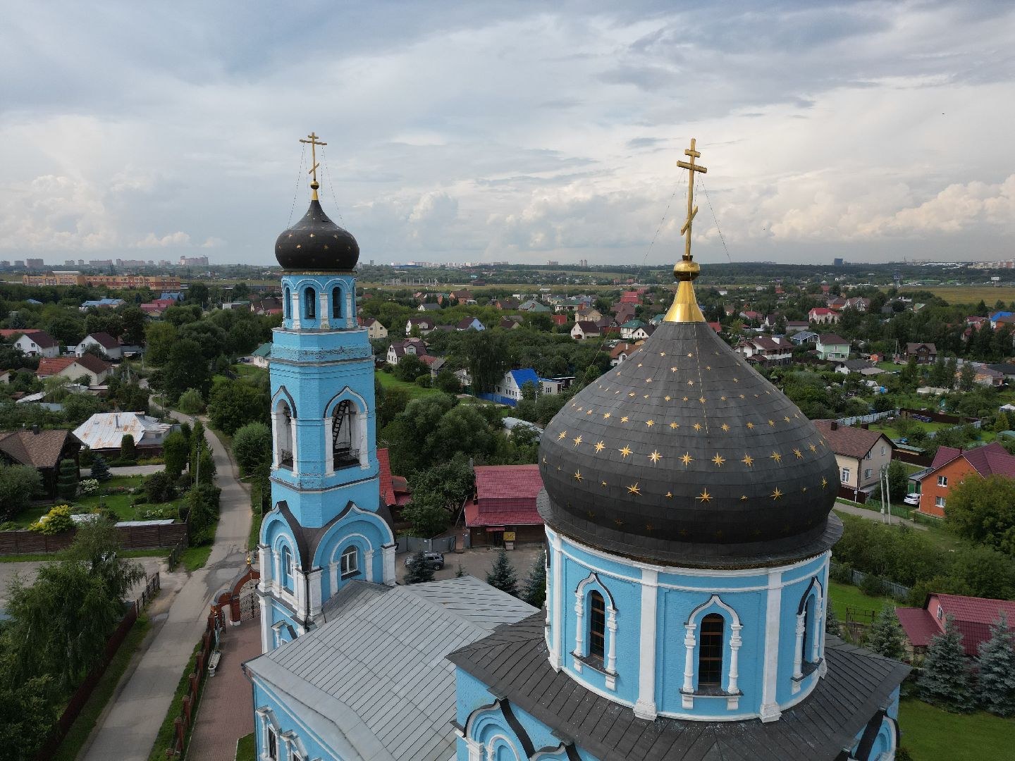 видео с коптера, подольск, покров, церковь, культура,