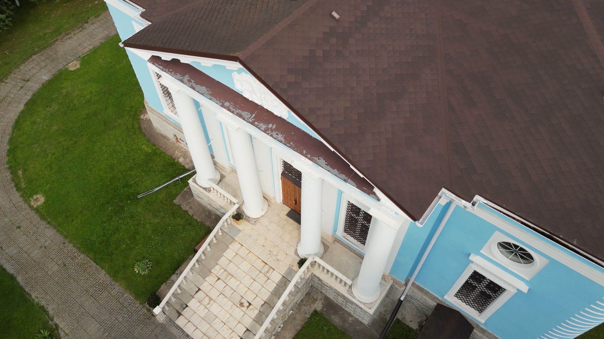 видео с коптера, подольск, церковь, культура,