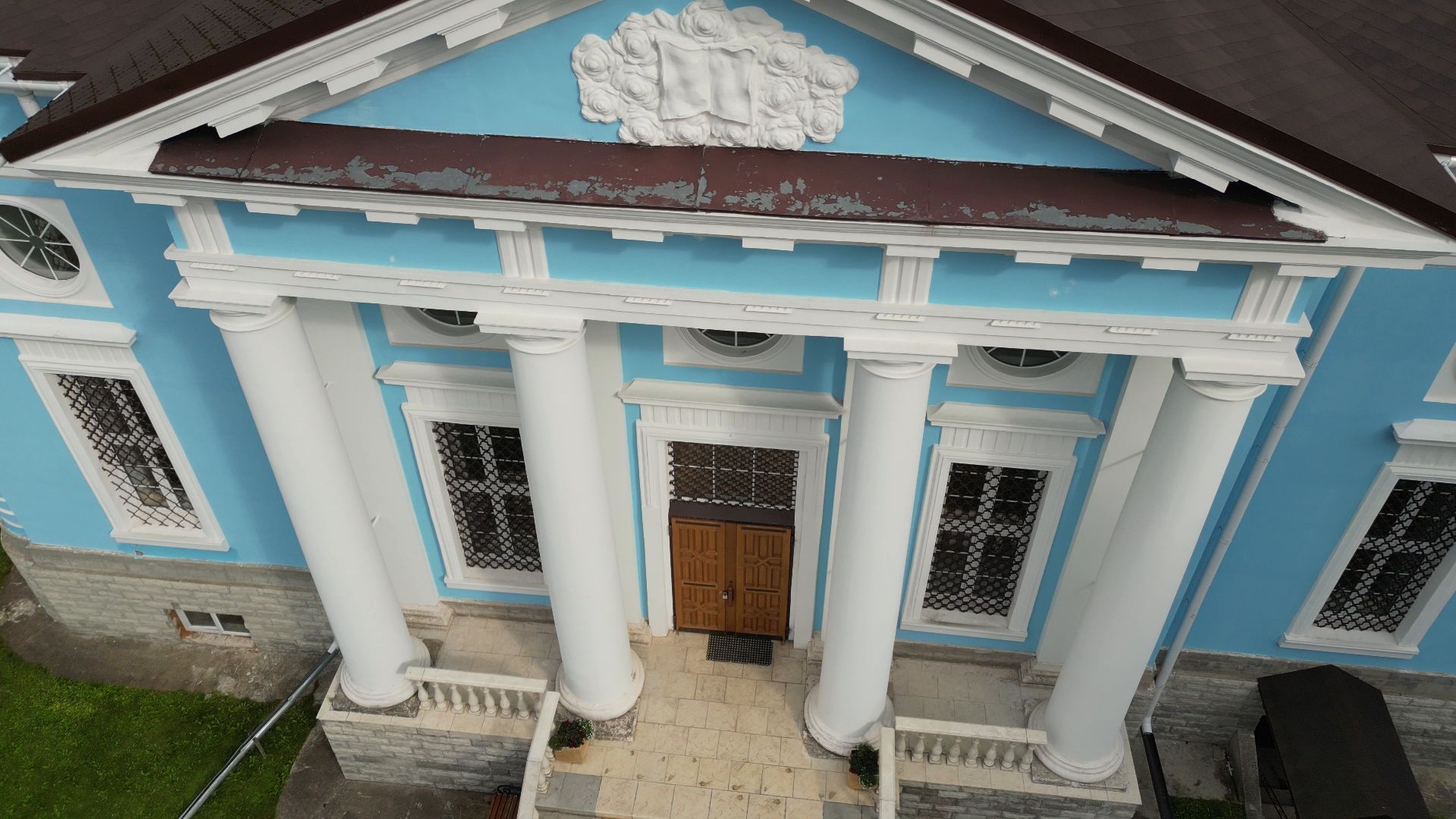 видео с коптера, подольск, церковь, культура,