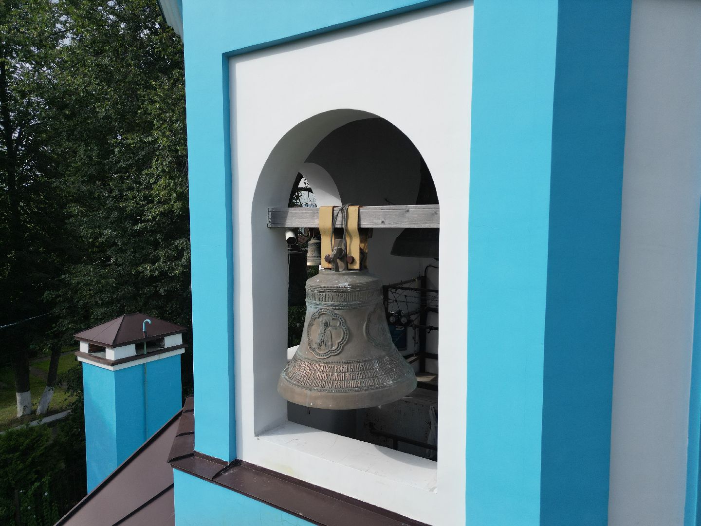 видео с коптера, подольск, церковь, культура,