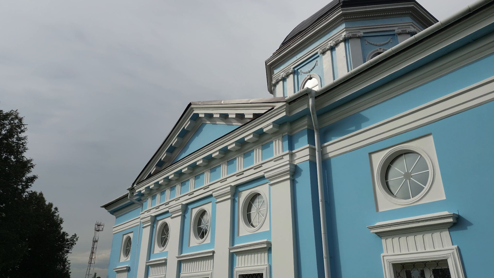 видео с коптера, подольск, церковь, культура,